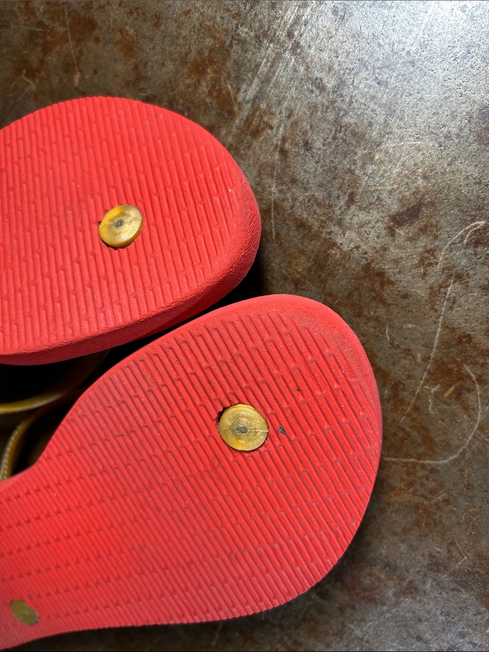 Havaianas Wonder Woman Flip Flops - Red, Blue, Gold - Picture 16 of 16